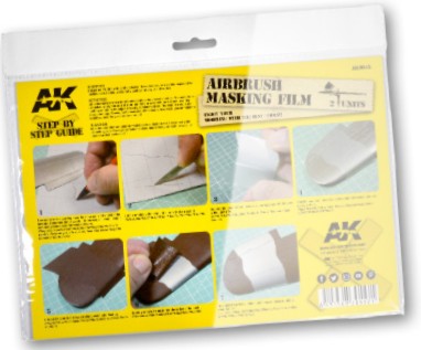 AK Interactive 9045 Airbrushing Masking Film A4 (2)