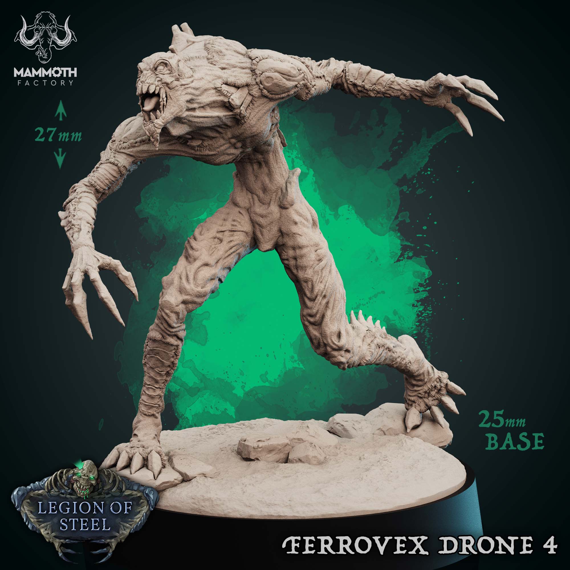 Ferrovex Drone: Sculpt 4 (Ghoul Horror)