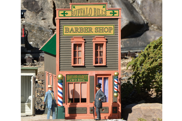 PIKO 62726 G Scale River City Buffalo Bill's Barber Shop Built-Up