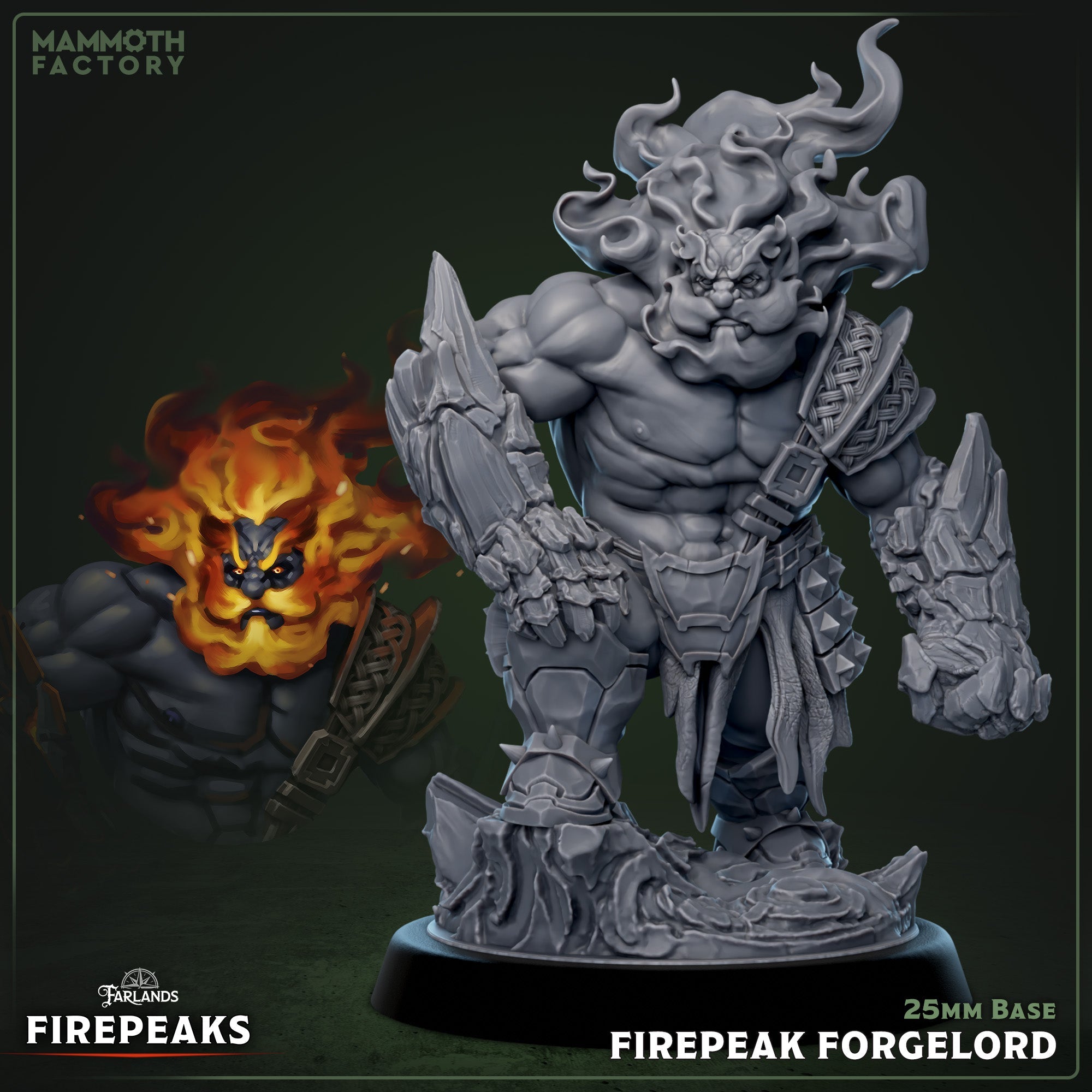 Firepeak Forgelord (Male Fire Dwarf Grappler)