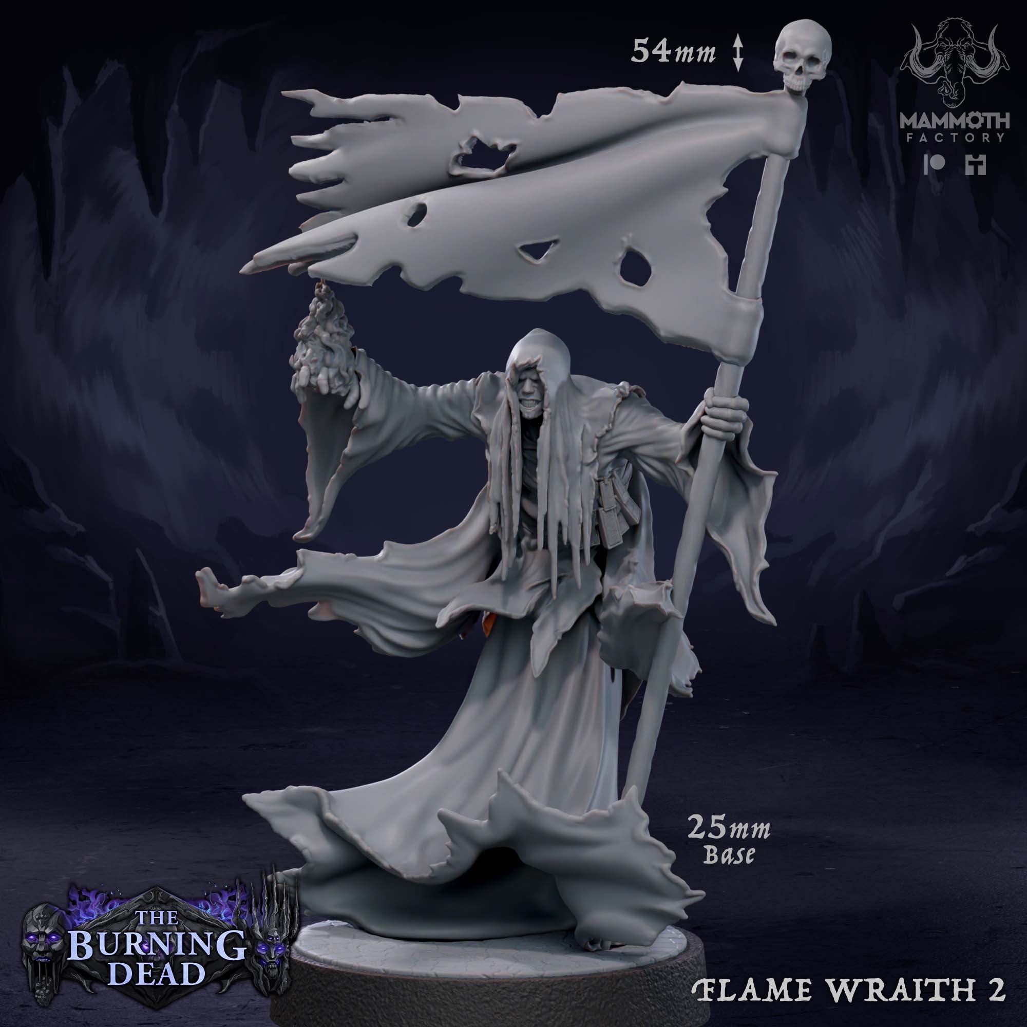 Flame Wraith: Sculpt 2 (Bannerman)