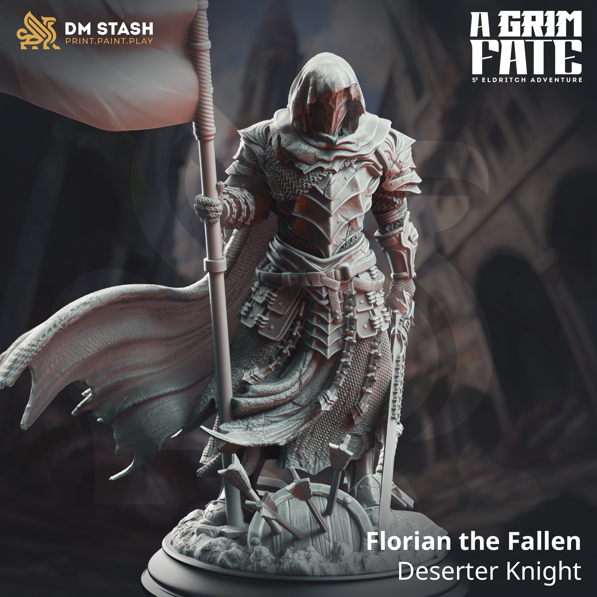 Florian the Fallen, Deserter Knight (Male Human Paladin)