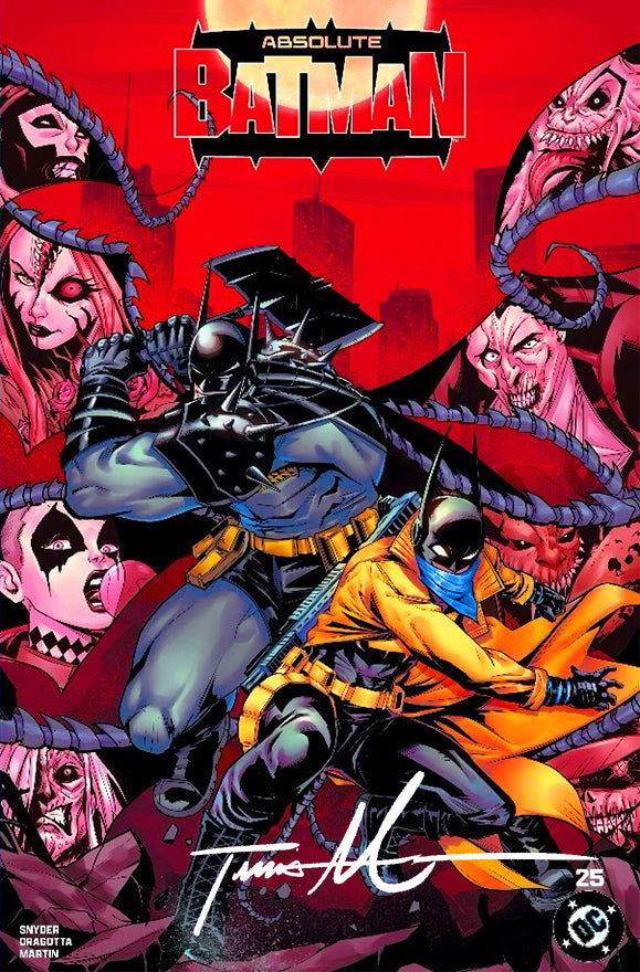 ABSOLUTE BATMAN #25 SIGNED TRAVIS MERCER FOIL TRADE EXCLUSIVE