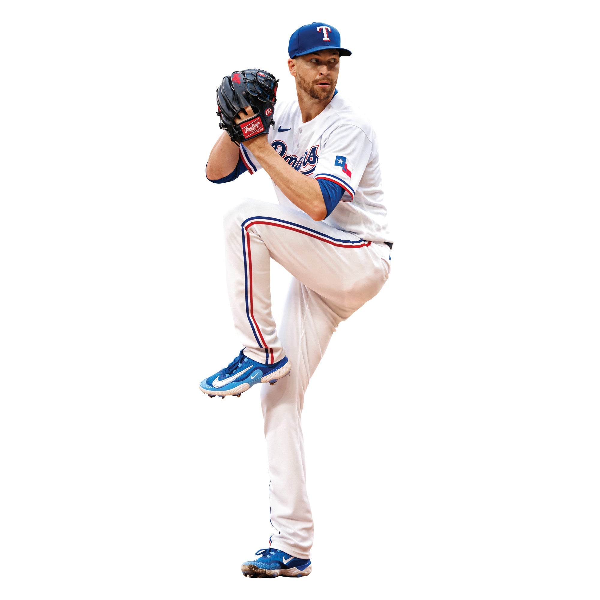 Jacob deGrom - RealBig Collection - Official MLB - Texas Rangers - Reusable Vinyl Wall Decals