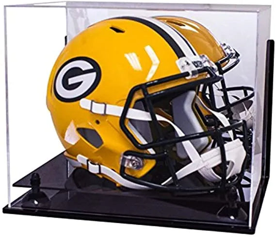 Acrylic Full Size Football Helmet Display Case - Mirror Wall Mounts (A002/V44)