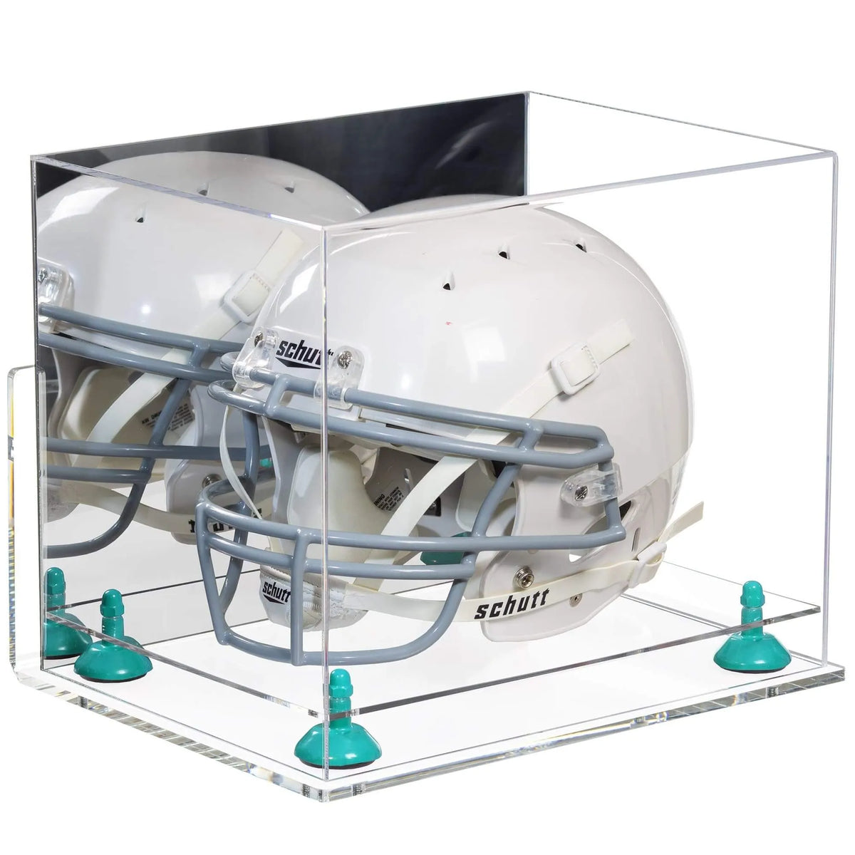 Acrylic Full Size Football Helmet Display Case - Mirror Wall Mounts (A002/V44)