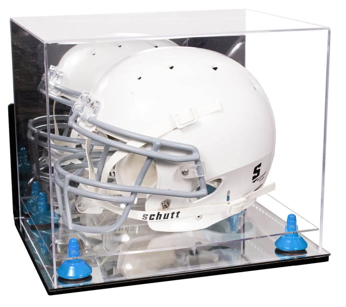 Acrylic Full Size Football Helmet Display Case - Mirror Wall Mounts (A002/V44)