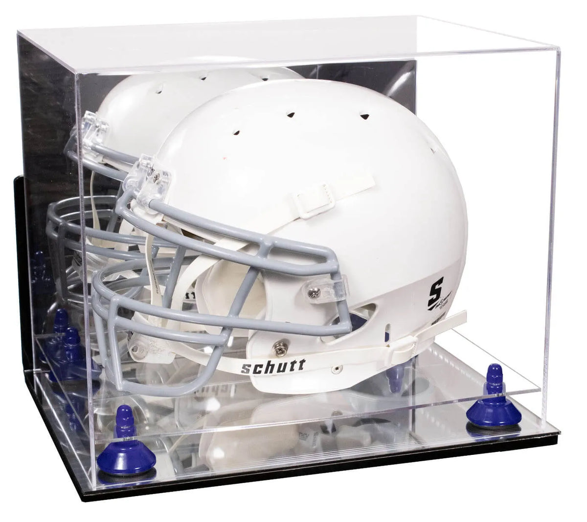 Acrylic Full Size Football Helmet Display Case - Mirror Wall Mounts (A002/V44)