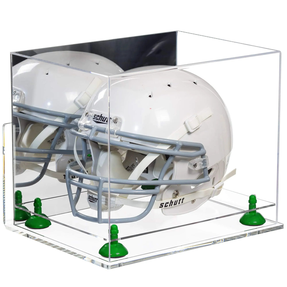 Acrylic Full Size Football Helmet Display Case - Mirror Wall Mounts (A002/V44)