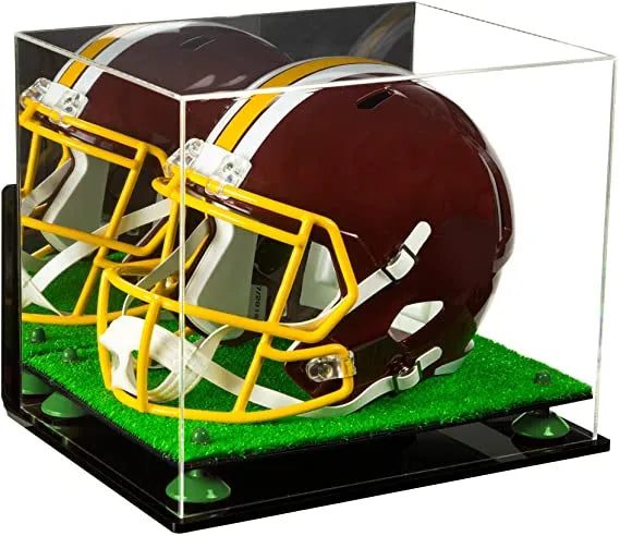 Acrylic Full Size Football Helmet Display Case - Mirror Wall Mounts (A002/V44)