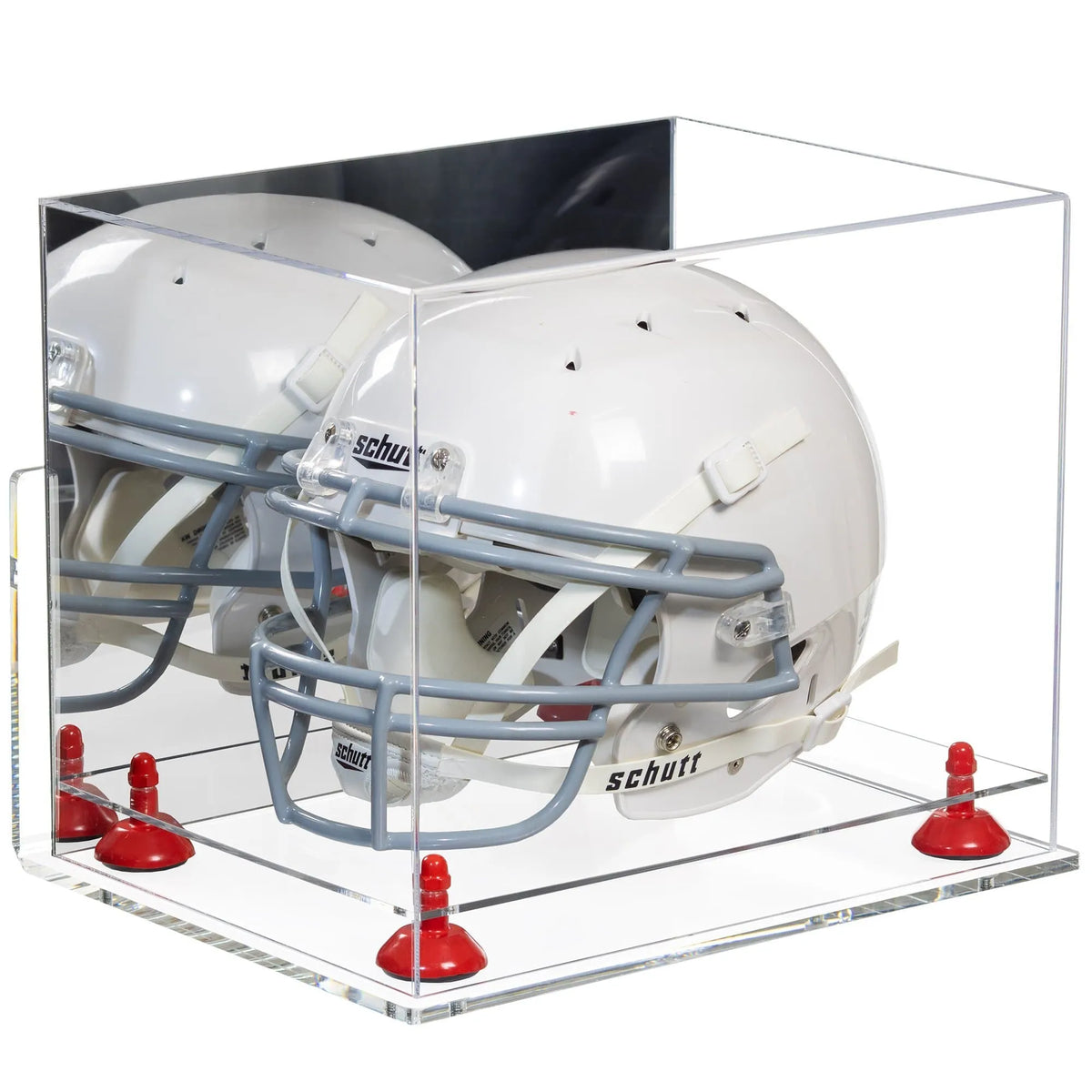 Acrylic Full Size Football Helmet Display Case - Mirror Wall Mounts (A002/V44)