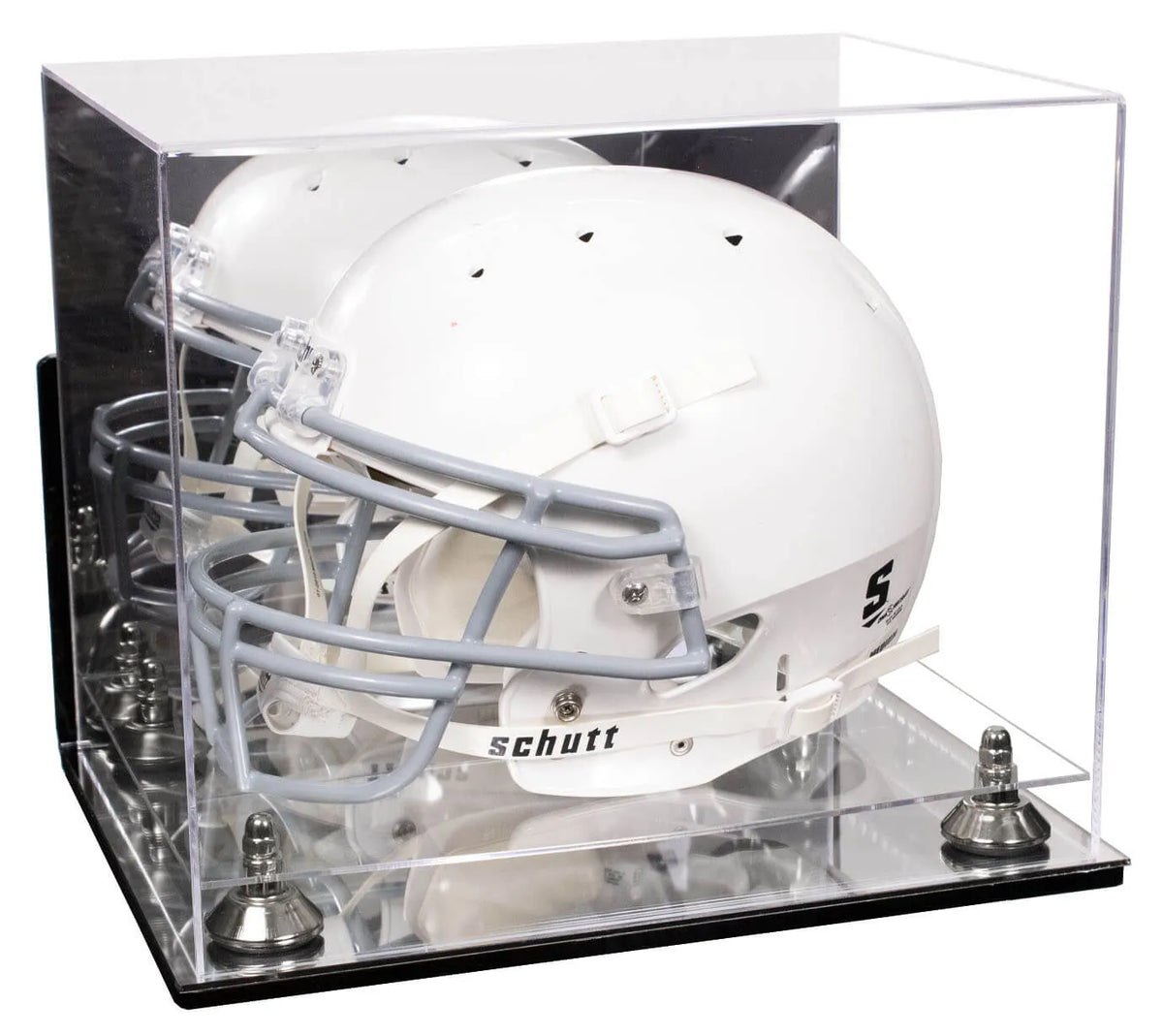 Acrylic Full Size Football Helmet Display Case - Mirror Wall Mounts (A002/V44)