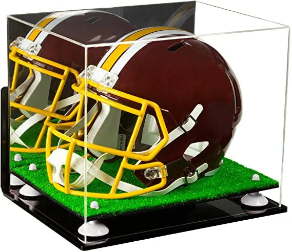 Acrylic Full Size Football Helmet Display Case - Mirror Wall Mounts (A002/V44)