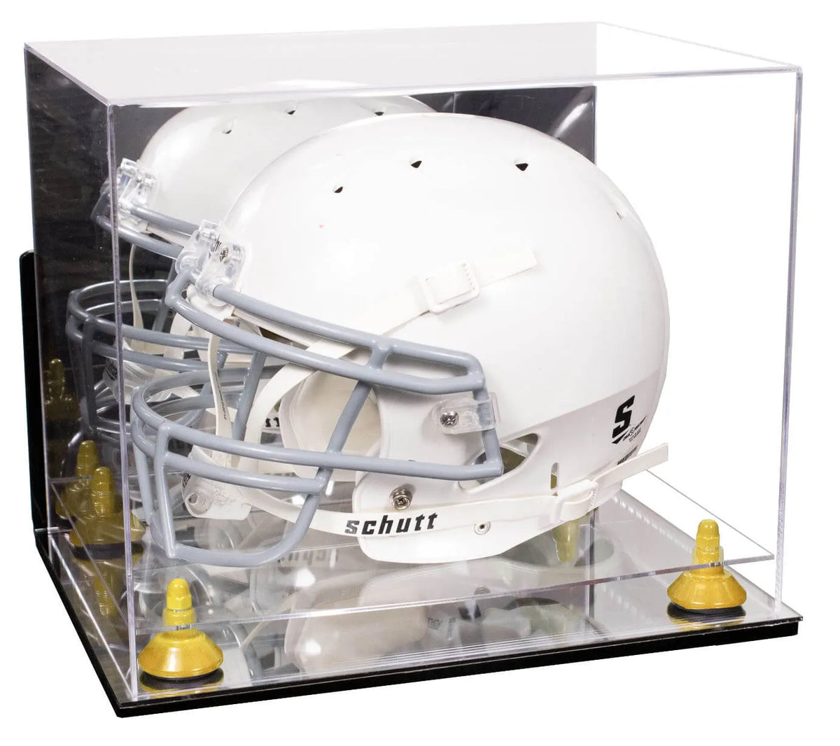 Acrylic Full Size Football Helmet Display Case - Mirror Wall Mounts (A002/V44)