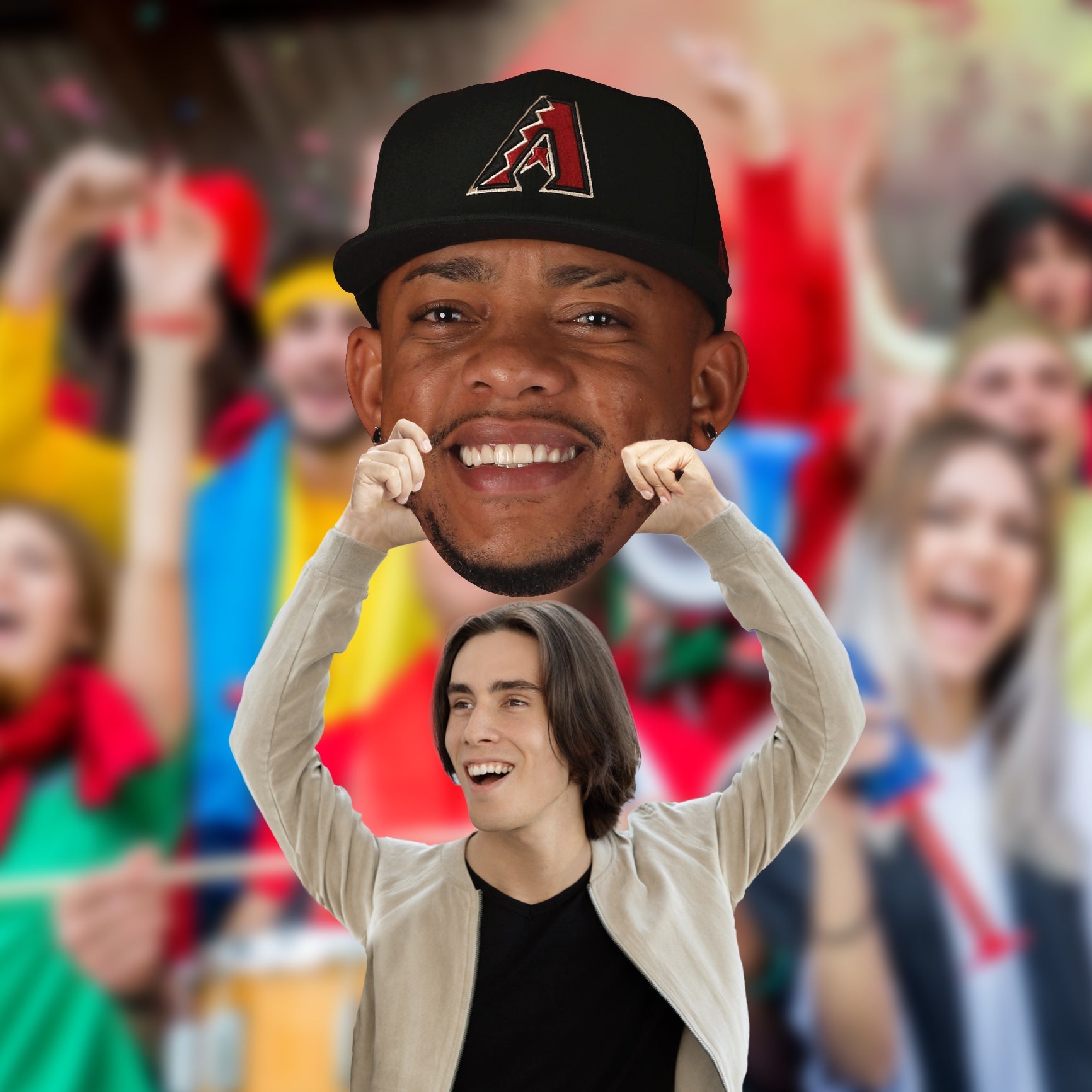 Ketel Marte - Big Head - Official MLB - Arizona Diamondbacks - Foam Core Cutout