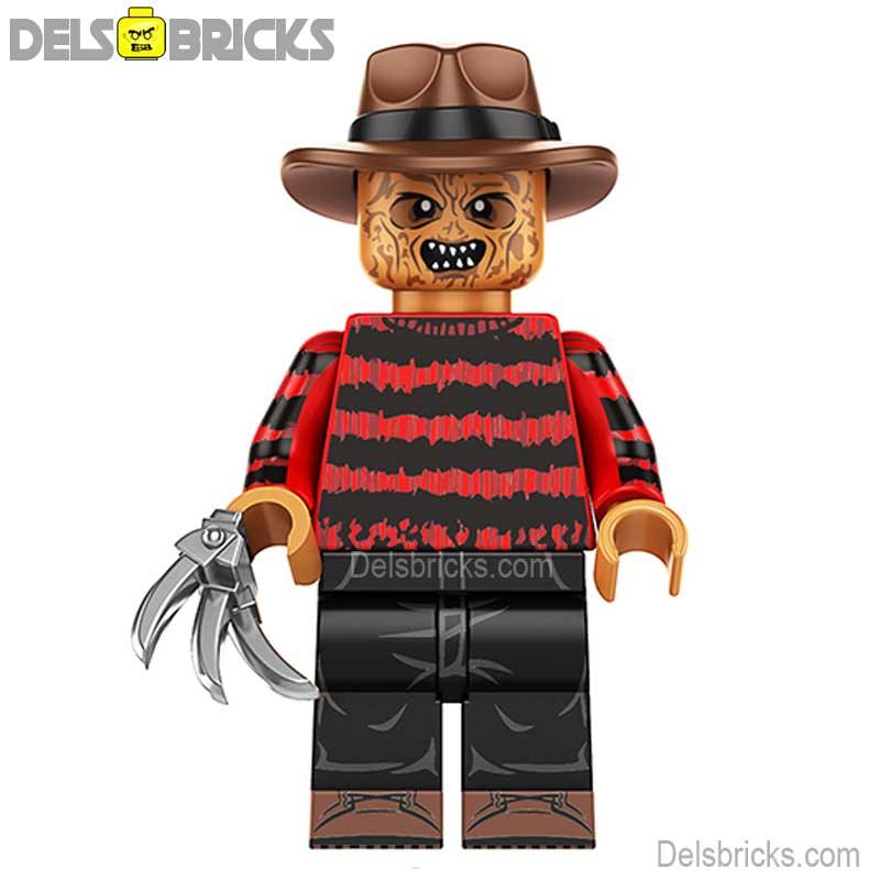 Freddy Krueger Nightmare on Elm Street Lego Minifigures Custom Horror Toys 2