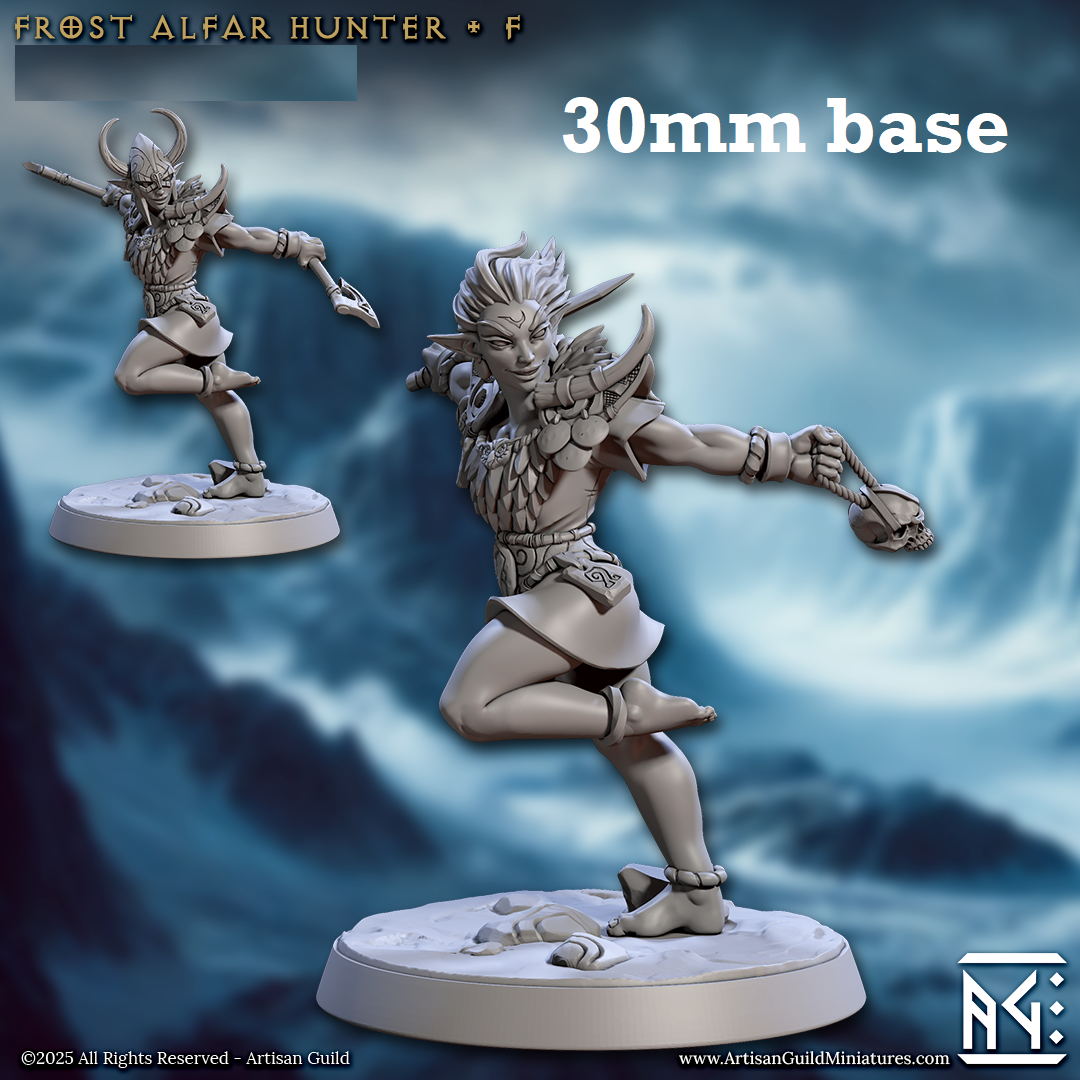 Frost Alfar Hunter: Sculpt F (Female Elf Rogue)