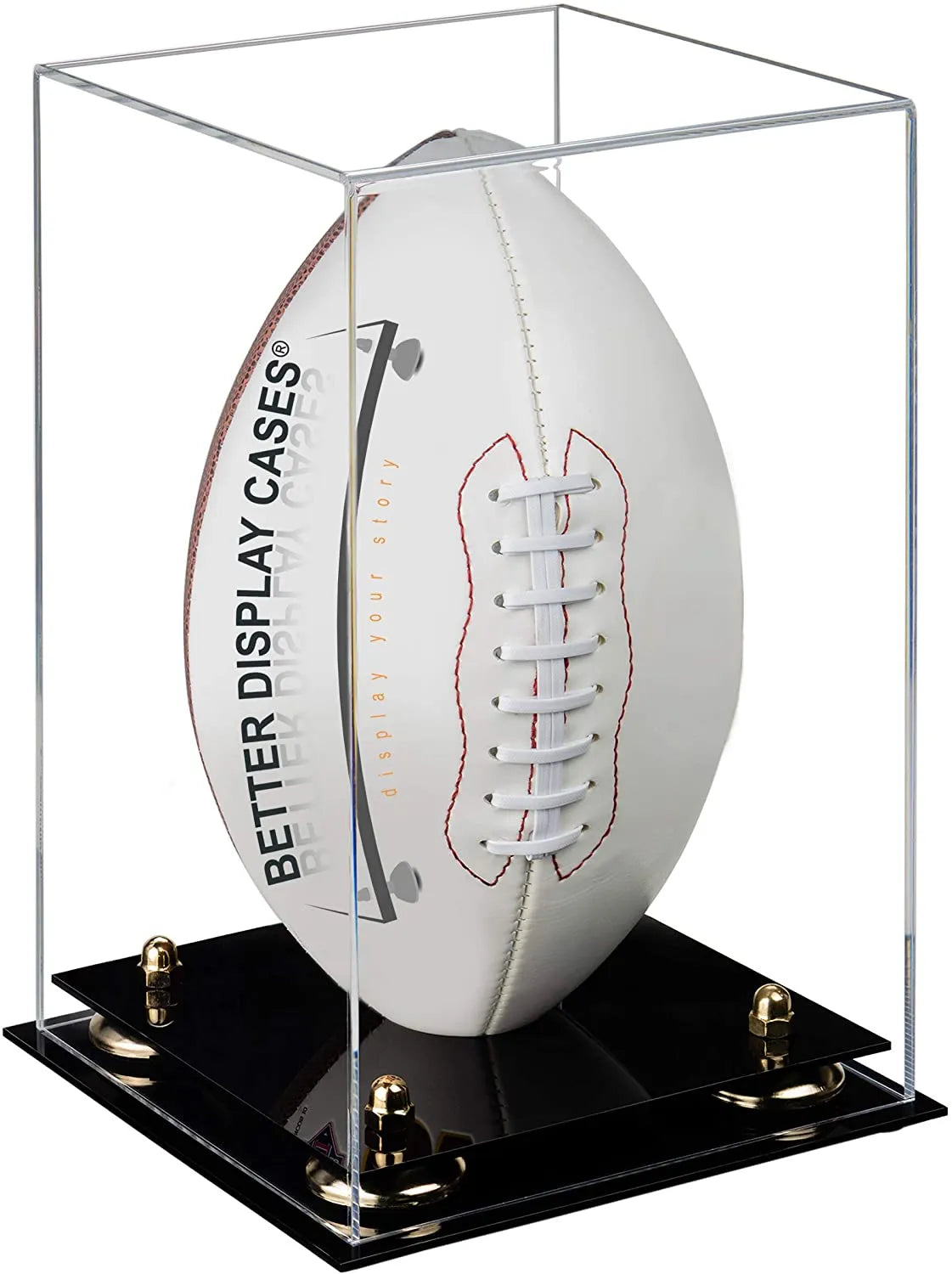 Full Size Football Display Case Vertical - Clear (A060/B42)