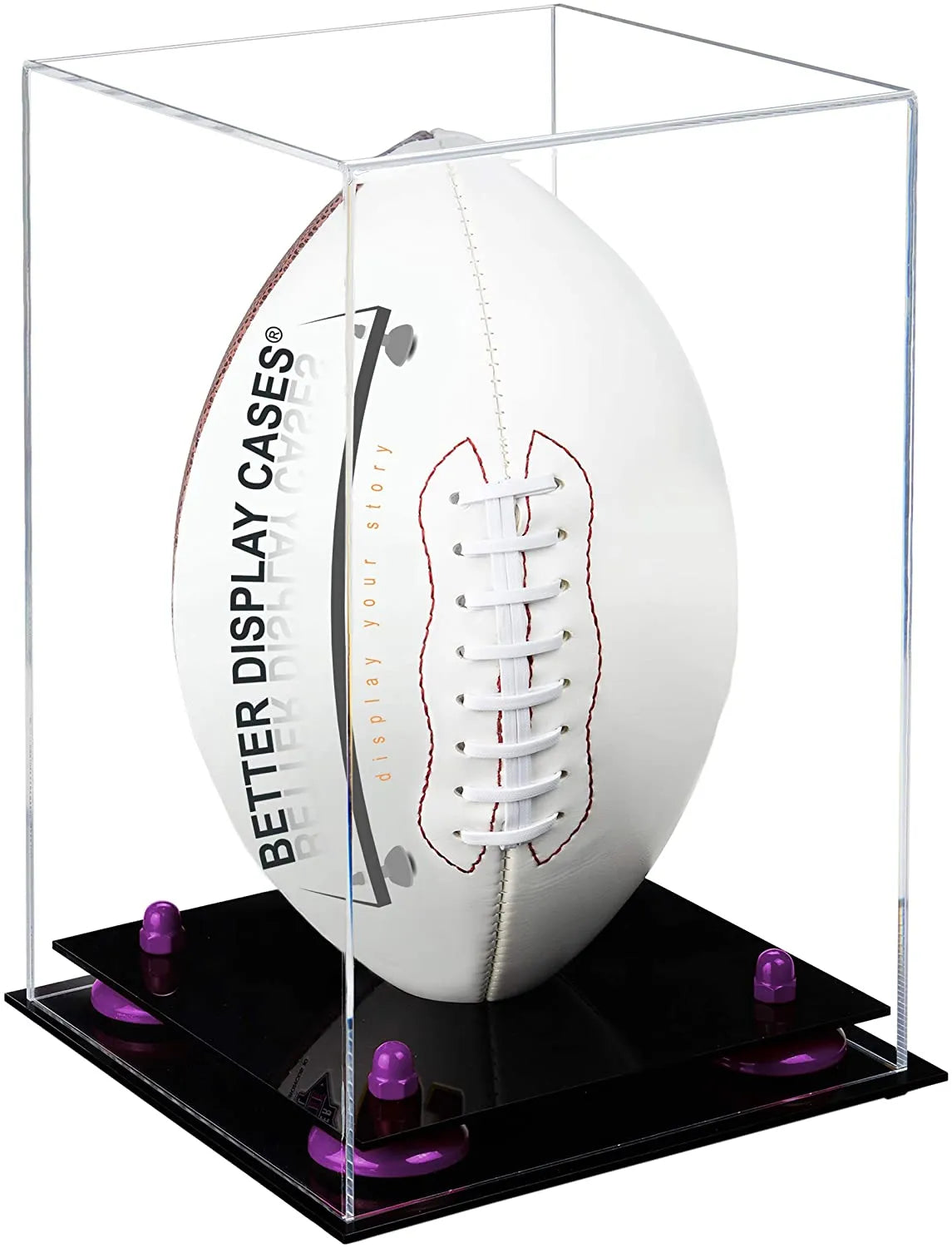 Full Size Football Display Case Vertical - Clear (A060/B42)