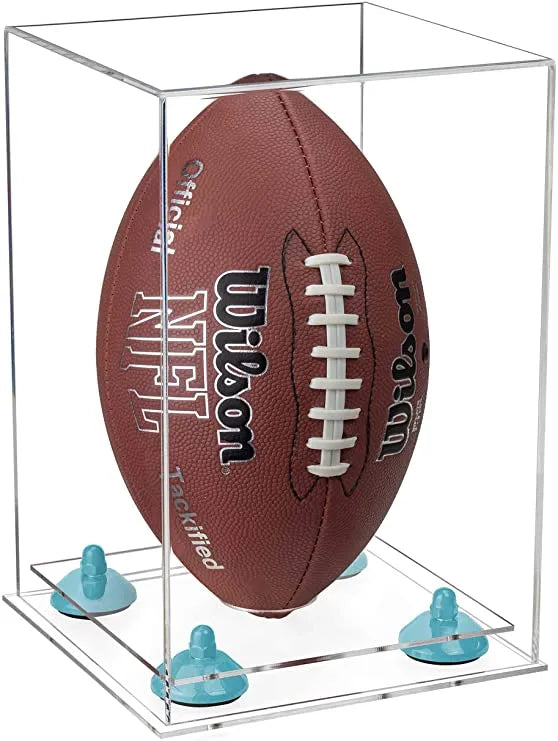 Full Size Football Display Case Vertical - Clear (A060/B42)