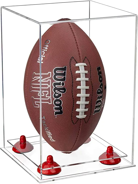 Full Size Football Display Case Vertical - Clear (A060/B42)