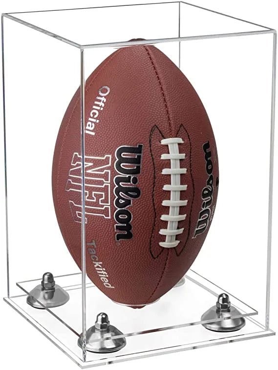 Full Size Football Display Case Vertical - Clear (A060/B42)