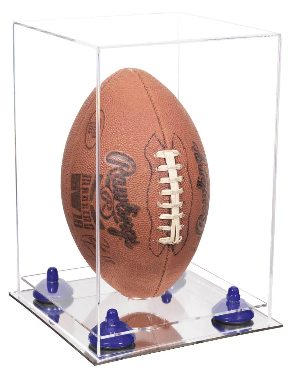 Full Size Football Display Case Vertical - Clear (A060/B42)