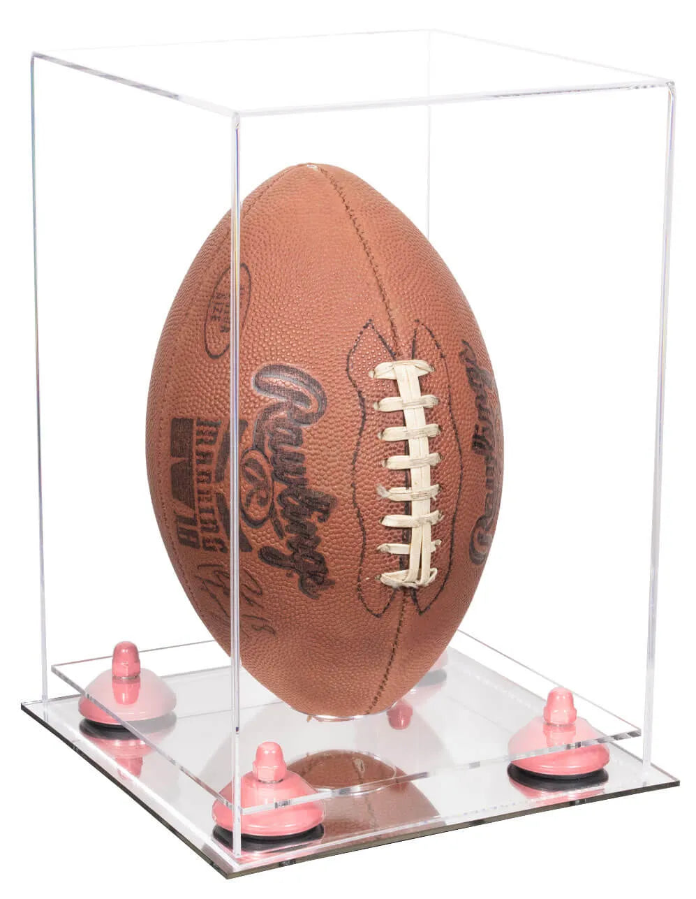 Full Size Football Display Case Vertical - Clear (A060/B42)
