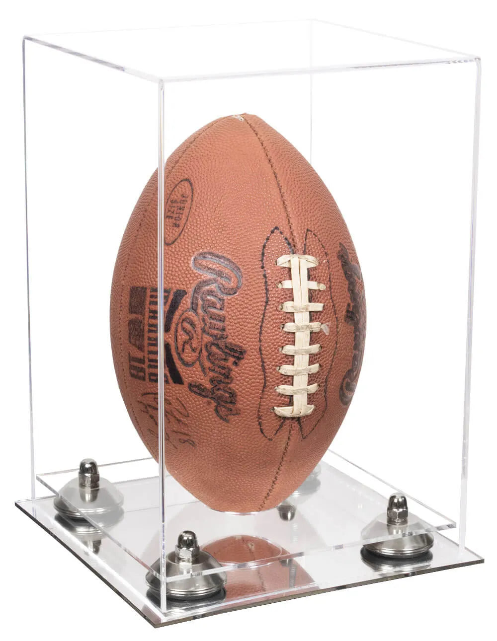 Full Size Football Display Case Vertical - Clear (A060/B42)