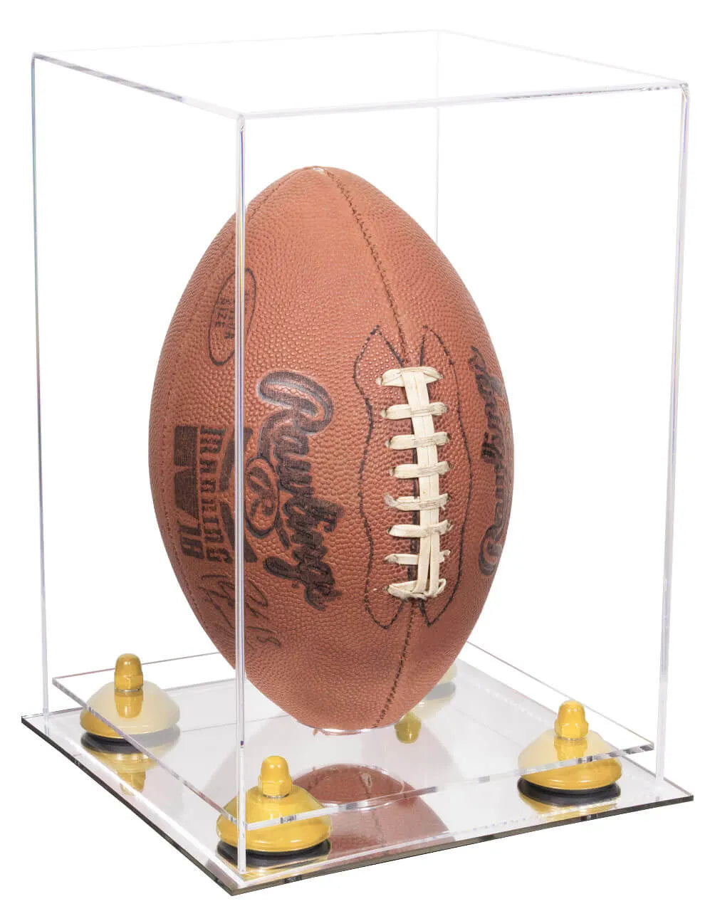 Full Size Football Display Case Vertical - Clear (A060/B42)