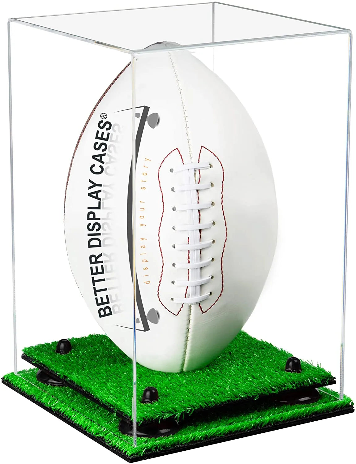 Full Size Football Display Case Vertical - Clear (A060/B42)