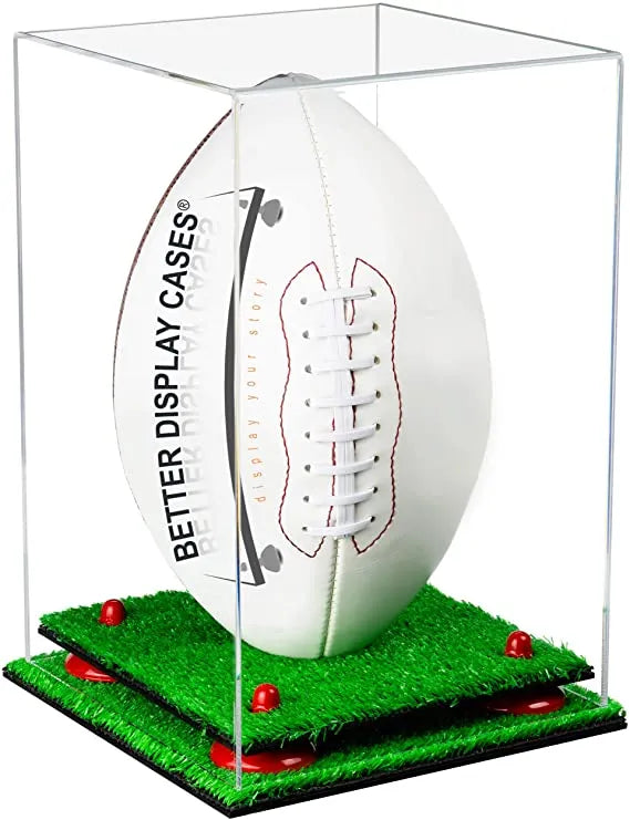 Full Size Football Display Case Vertical - Clear (A060/B42)