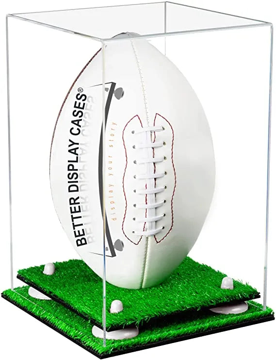 Full Size Football Display Case Vertical - Clear (A060/B42)