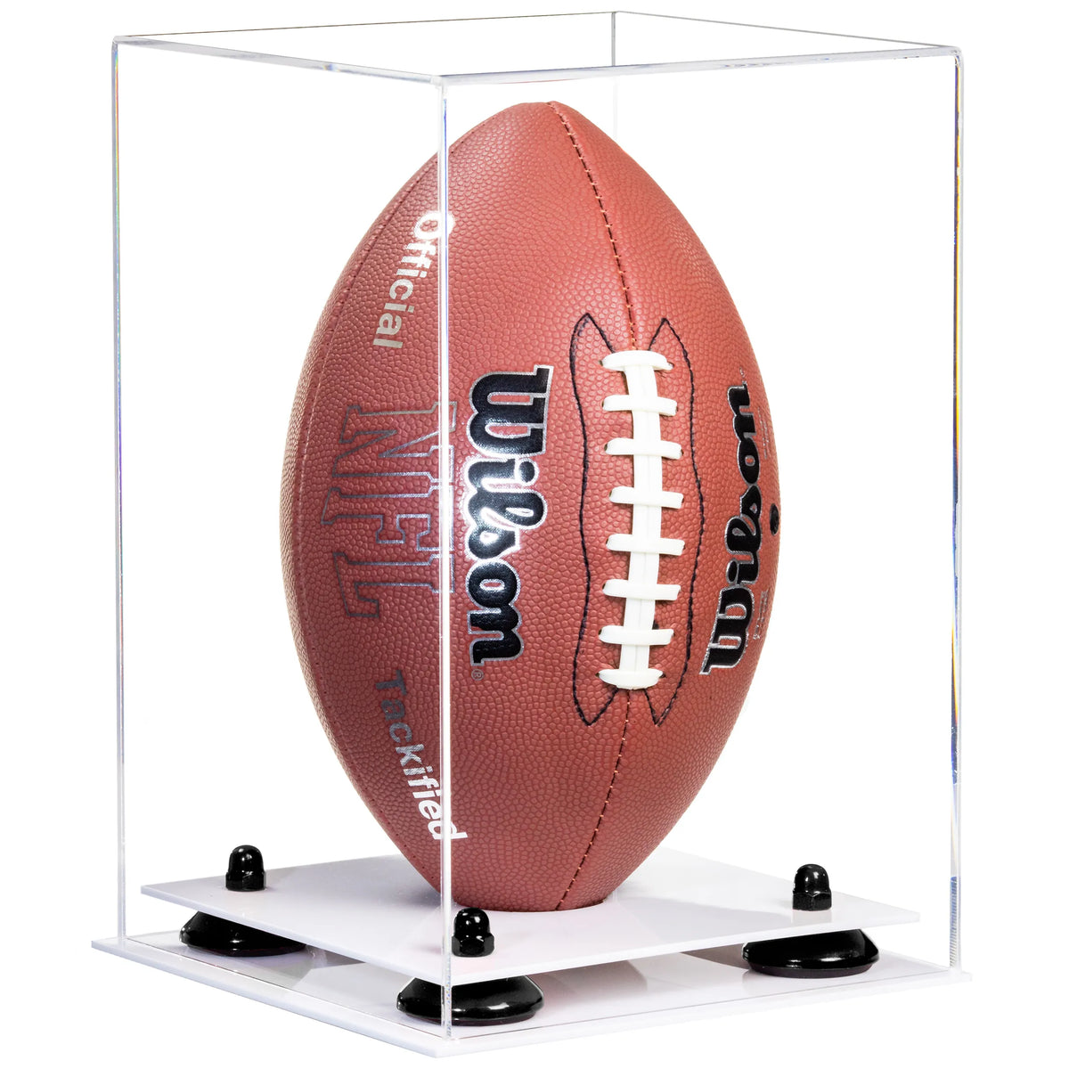 Full Size Football Display Case Vertical - Clear (A060/B42)