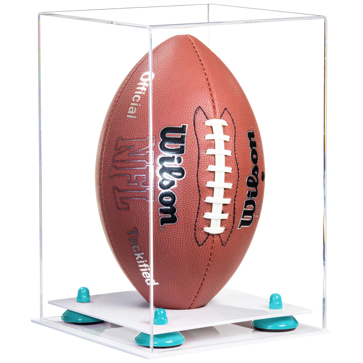 Full Size Football Display Case Vertical - Clear (A060/B42)