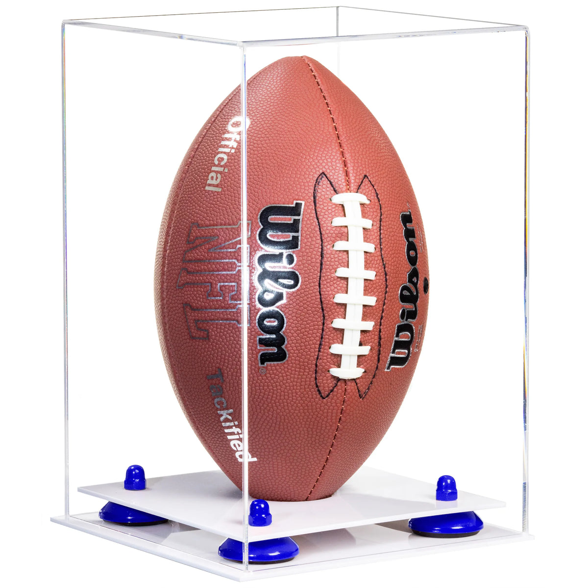 Full Size Football Display Case Vertical - Clear (A060/B42)
