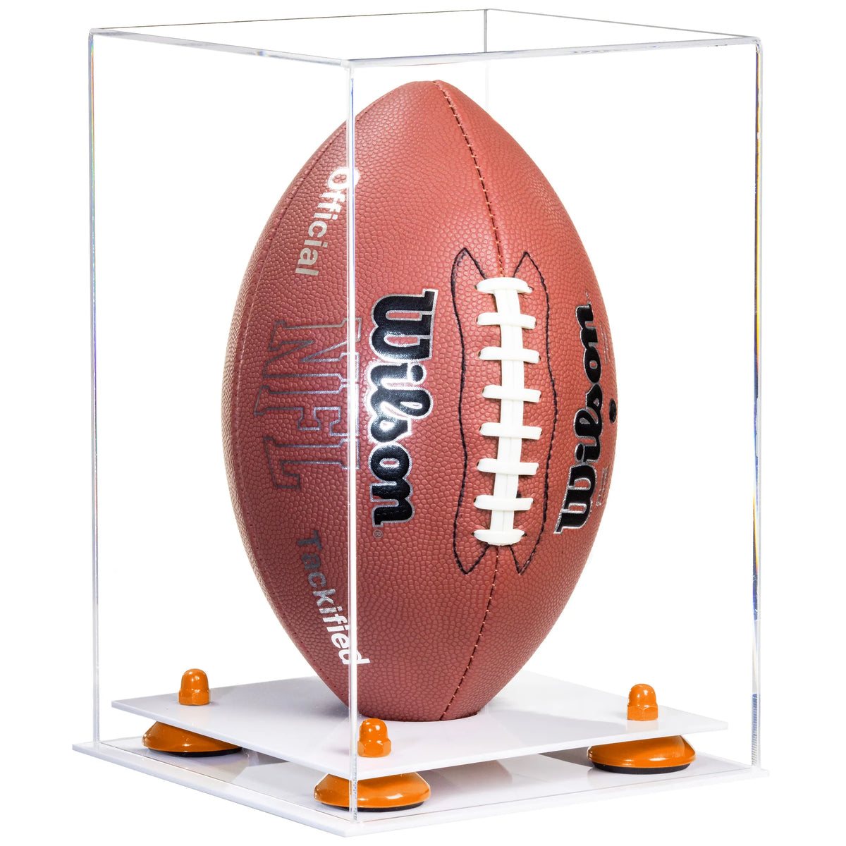 Full Size Football Display Case Vertical - Clear (A060/B42)