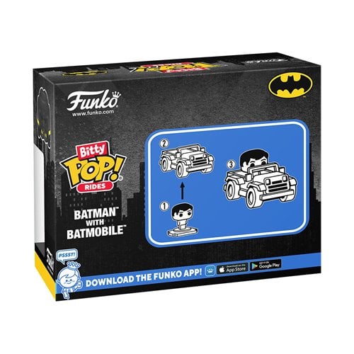 Funko Bitty Pop! Ride DC Batman with Batmobile