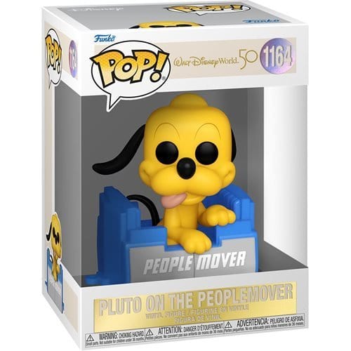 Funko Pop! 1164 - Walt Disney World 50th Anniversary Pluto Peoplemover Vinyl Figure