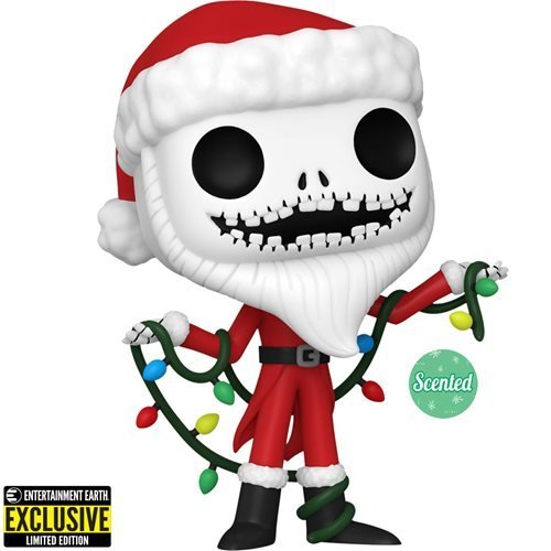 Funko Pop! 1383 - Nightmare Before Christmas 30th Anniversary Santa Jack Scented Vinyl Figure - Entertainment Earth Exclusive