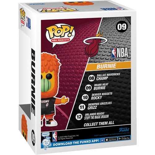 Funko Pop! #9 NBA Mascots - Miami Heat - Burnie Vinyl Figure