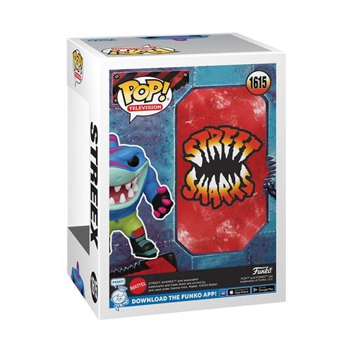 Funko Pop! Television 1615 - Street Sharks - Streex Vinyl Figure