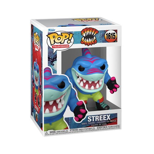 Funko Pop! Television 1615 - Street Sharks - Streex Vinyl Figure