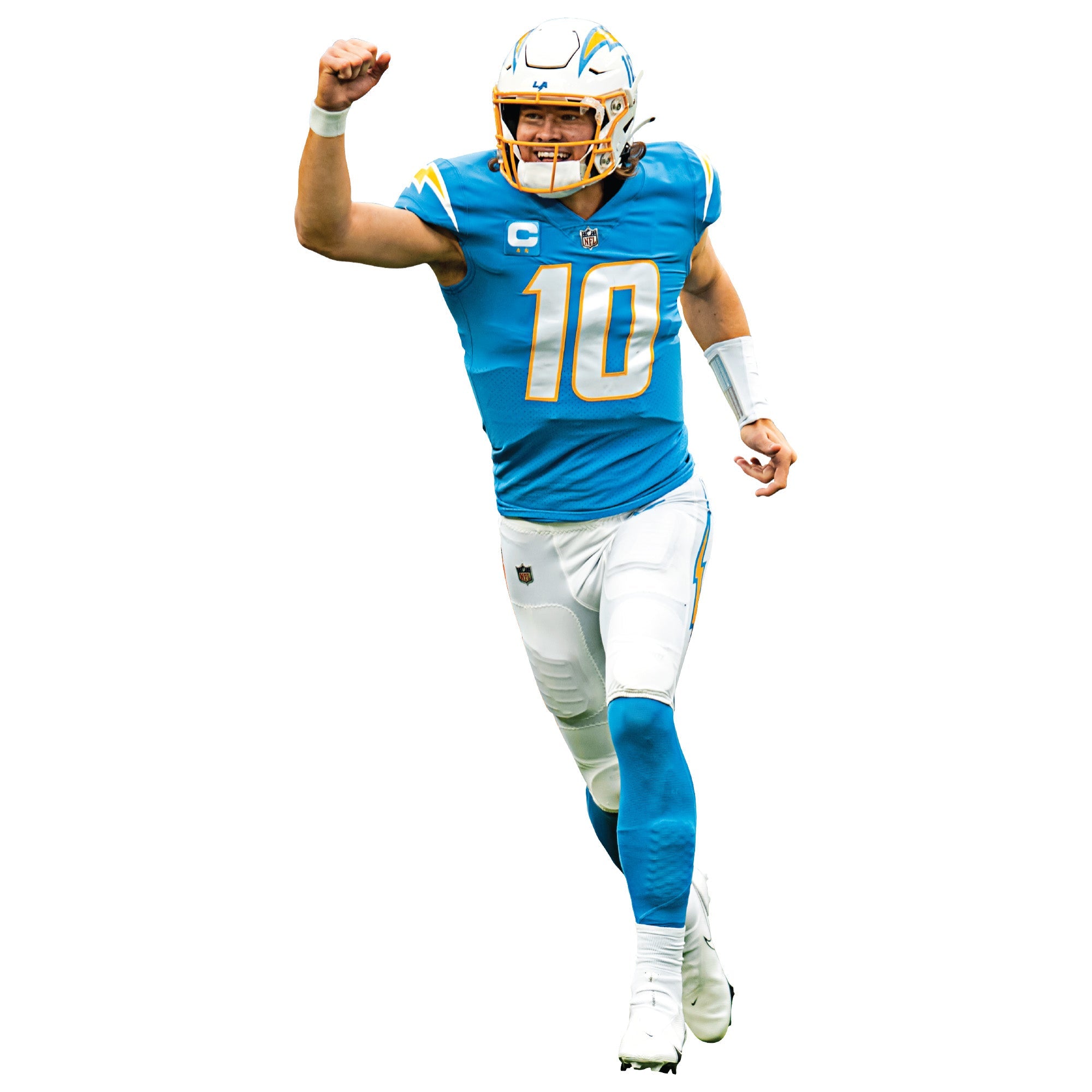 Justin Herbert - RealBig Celebration Collection - Official NFL - Los Angeles Chargers - Reusable Vinyl Wall Decals