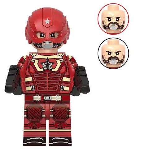 Red Super Soldier Minifigure