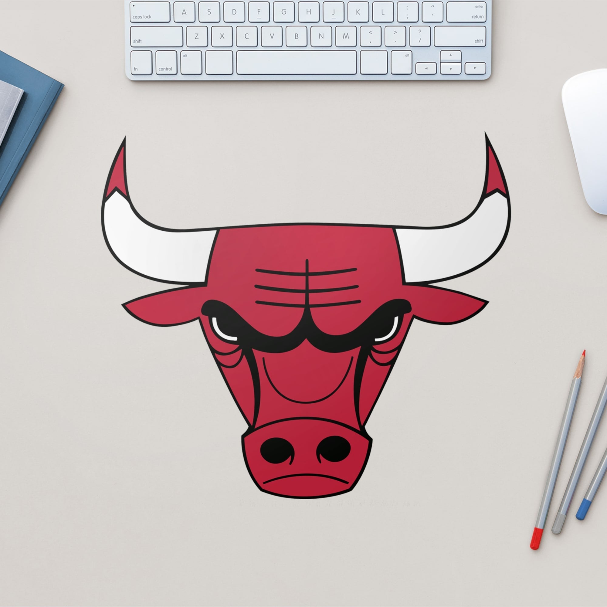 Chicago Bulls - RealBig Logo Collection - Official NBA - Reusable Vinyl Wall Decals