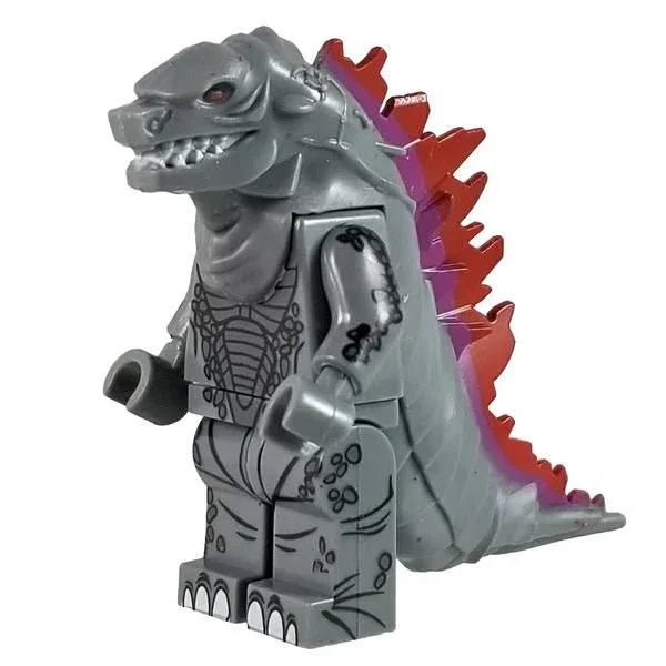 Godzilla Gray Kaiju Lego Minifigures Custom Toys