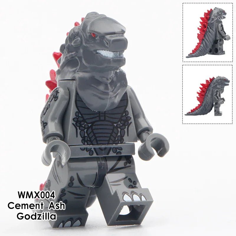 Godzilla Gray Kaiju Lego Minifigures Custom Toys
