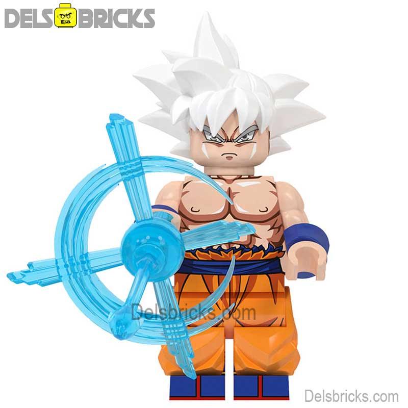 Goku White Hair Dragon Ball Z lego Minifigures Custom Anime Toys G-2