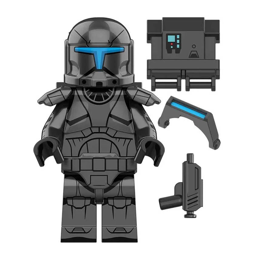 Gray Clone CommandoStar Wars Lego Minifigures Custom Toys